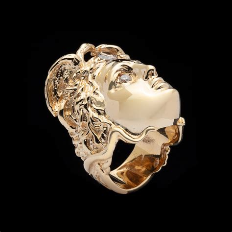 medusa gold ring